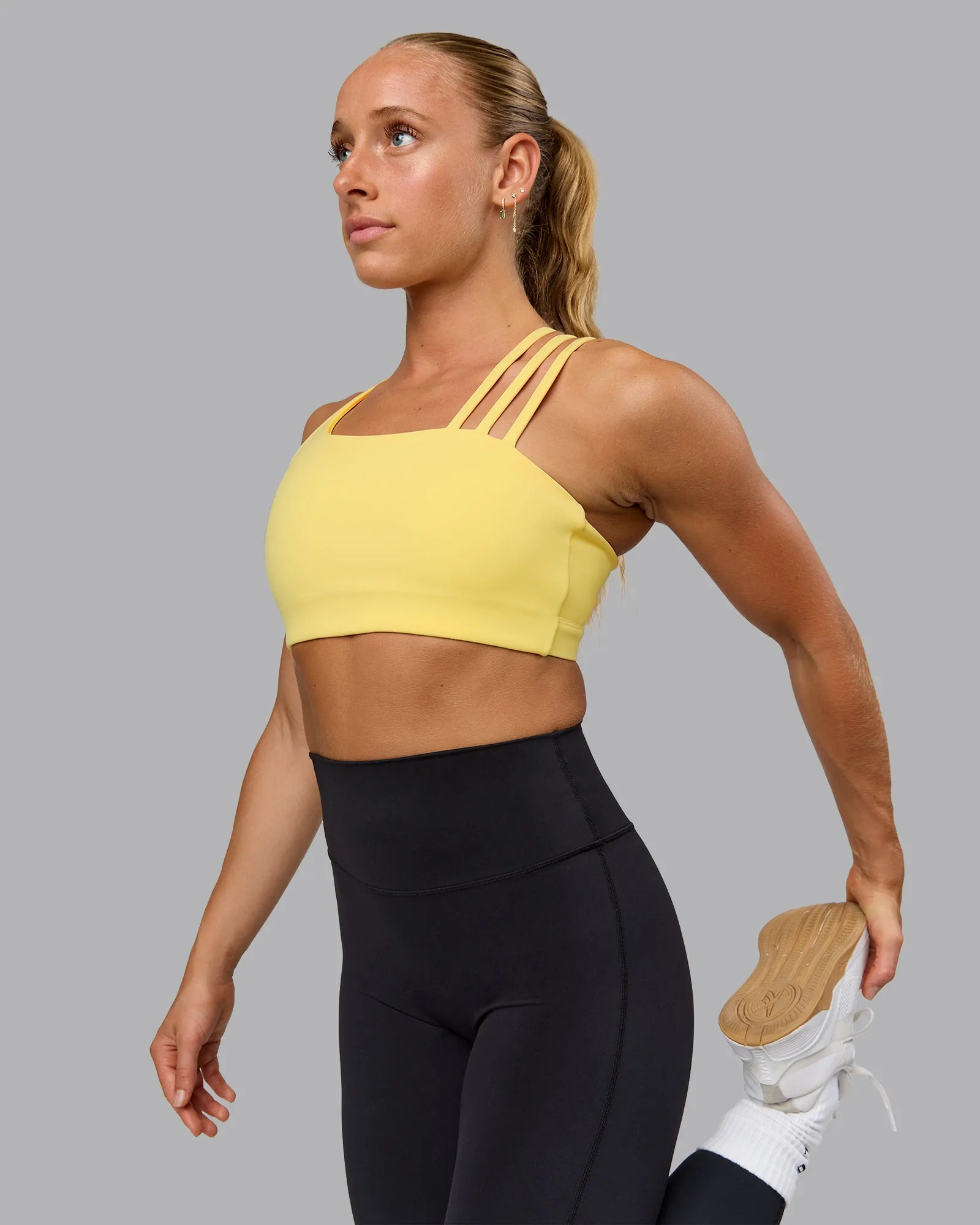 Galvanise Sports Bra - Lemon