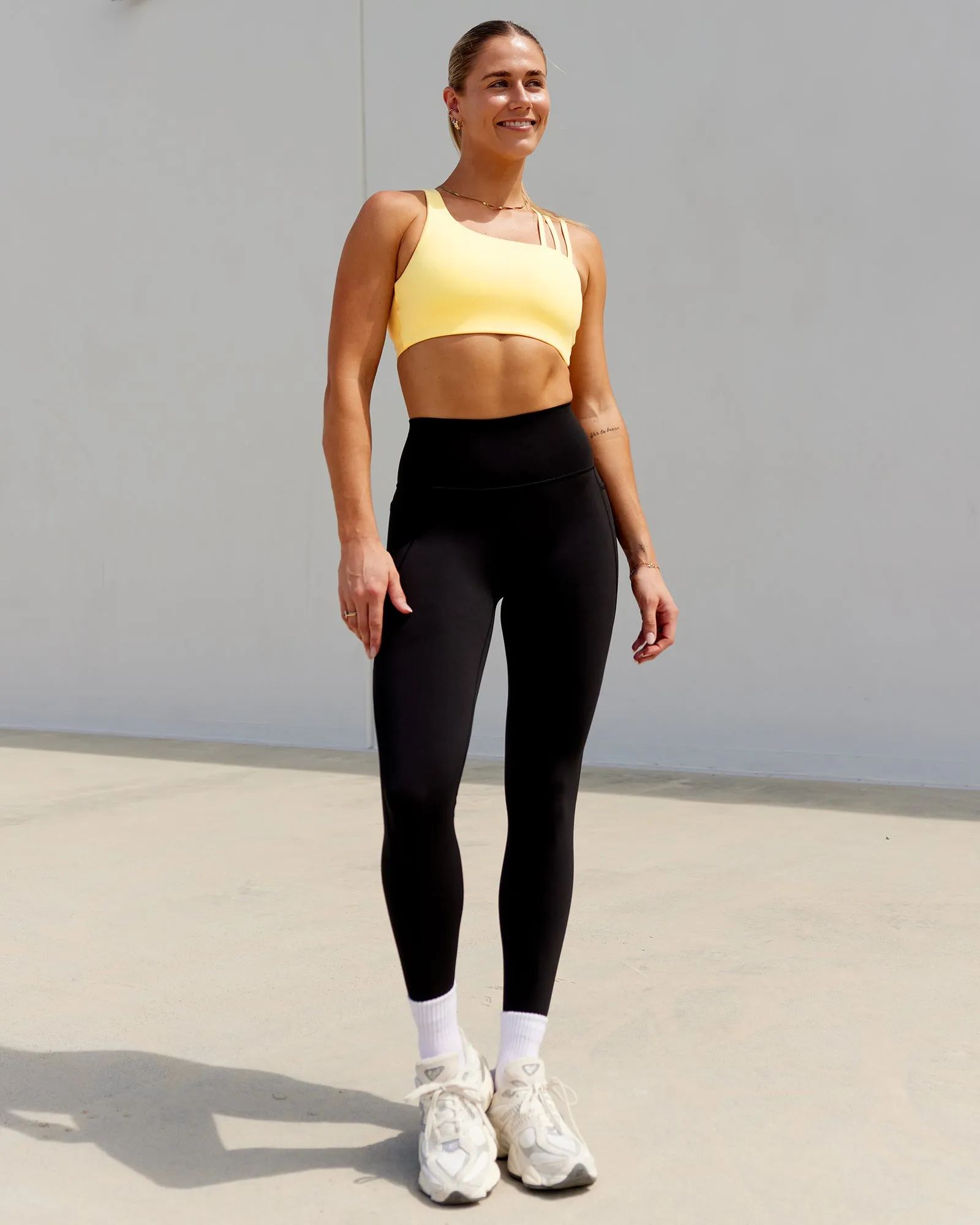 Galvanise Sports Bra - Lemon