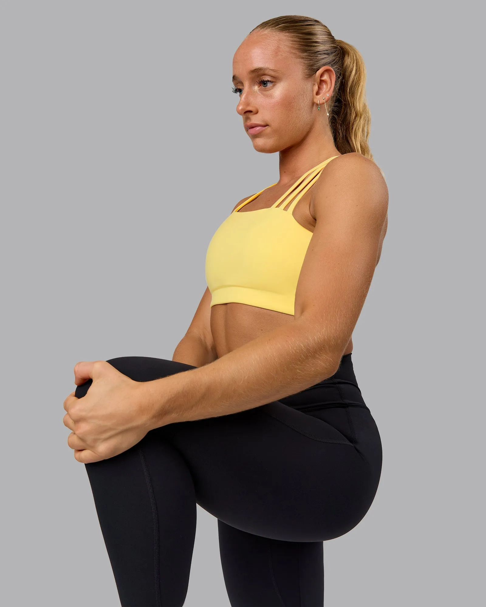 Galvanise Sports Bra - Lemon
