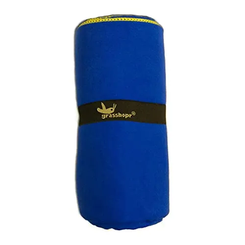 Grasshopr Microfiber Fast Drying Anti-Microbial Towel (Blue, XL, 24x48 Inches)