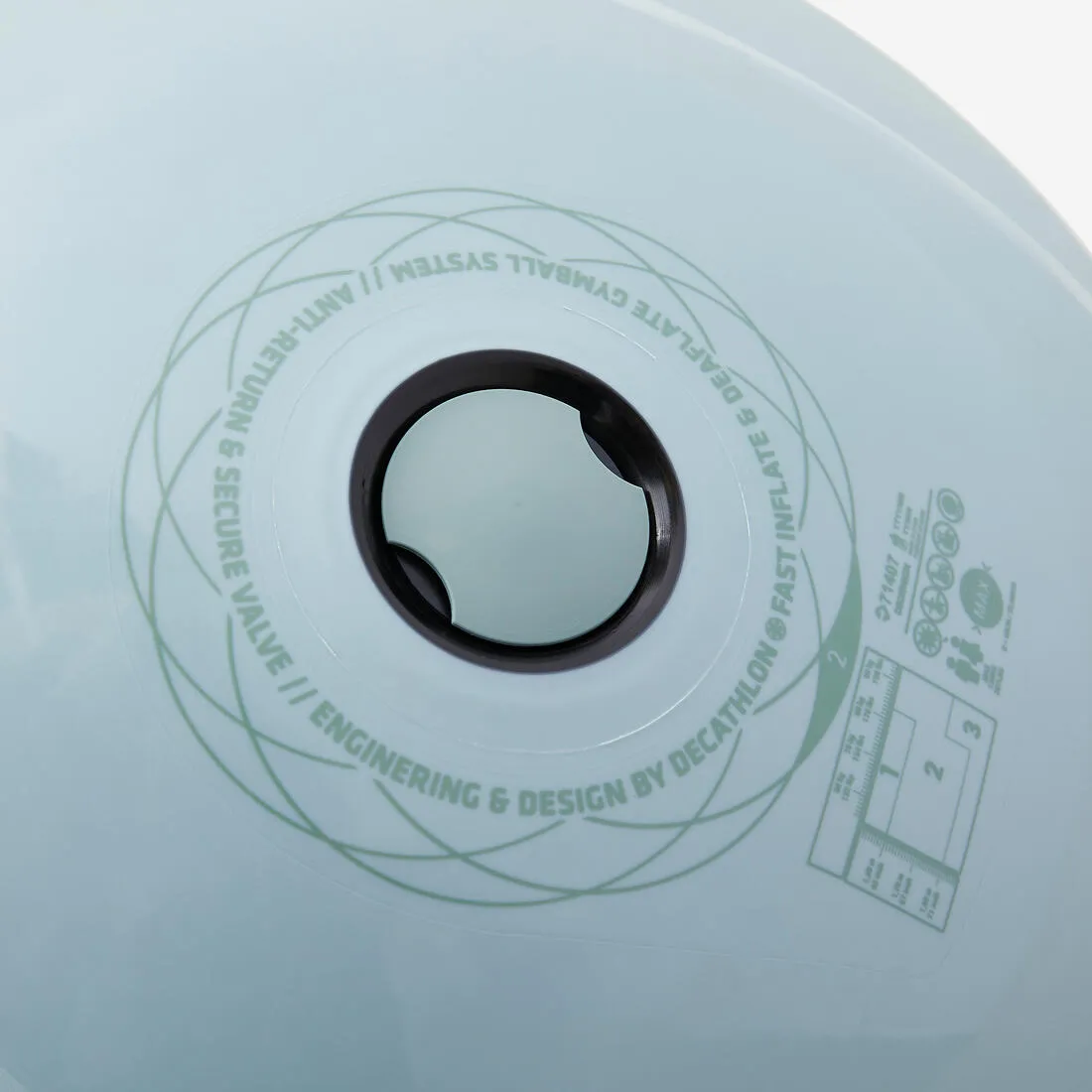Gym Ball with Pump Included for Quick Inflation/Deflation Size 2/65 cm