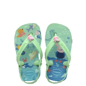 HAVAIANAS BABY TOP PEPPA PIG GREEN GARDEN