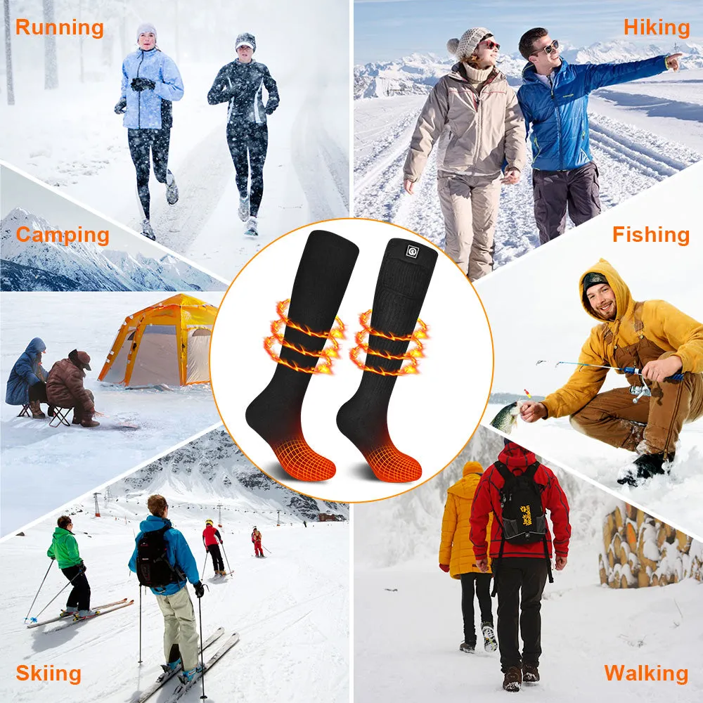 Heated Socks for Men and Women Rechargeable Battery Heated Socks