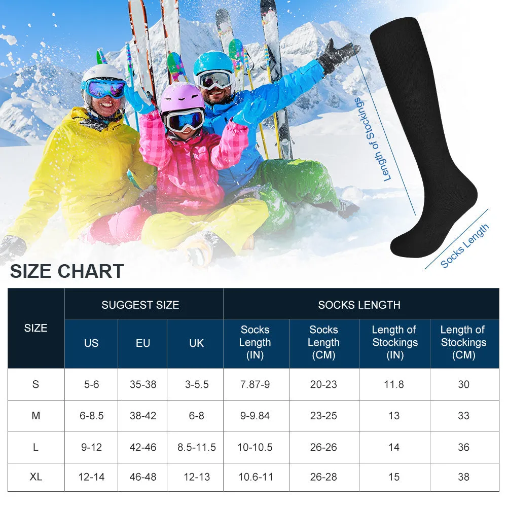 Heated Socks for Men and Women Rechargeable Battery Heated Socks