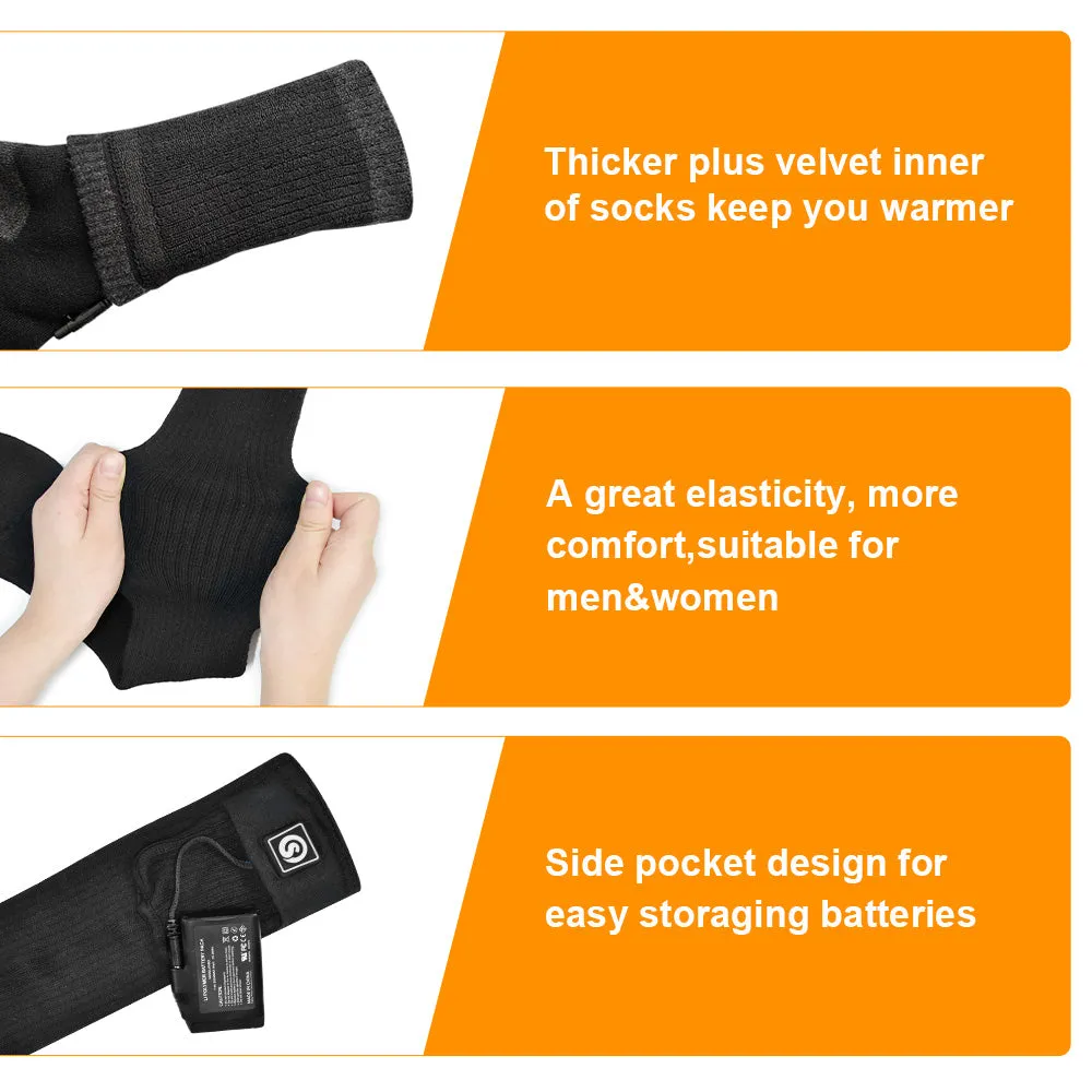 Heated Socks for Men and Women Rechargeable Battery Heated Socks