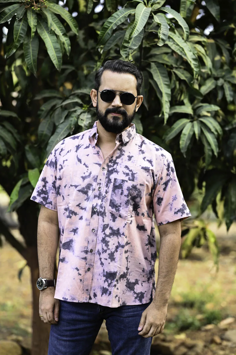 Heather- Men's Tie & Dye Shirt