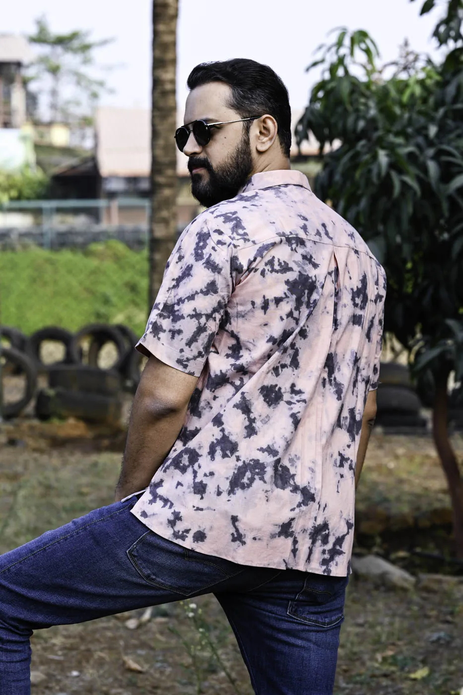 Heather- Men's Tie & Dye Shirt