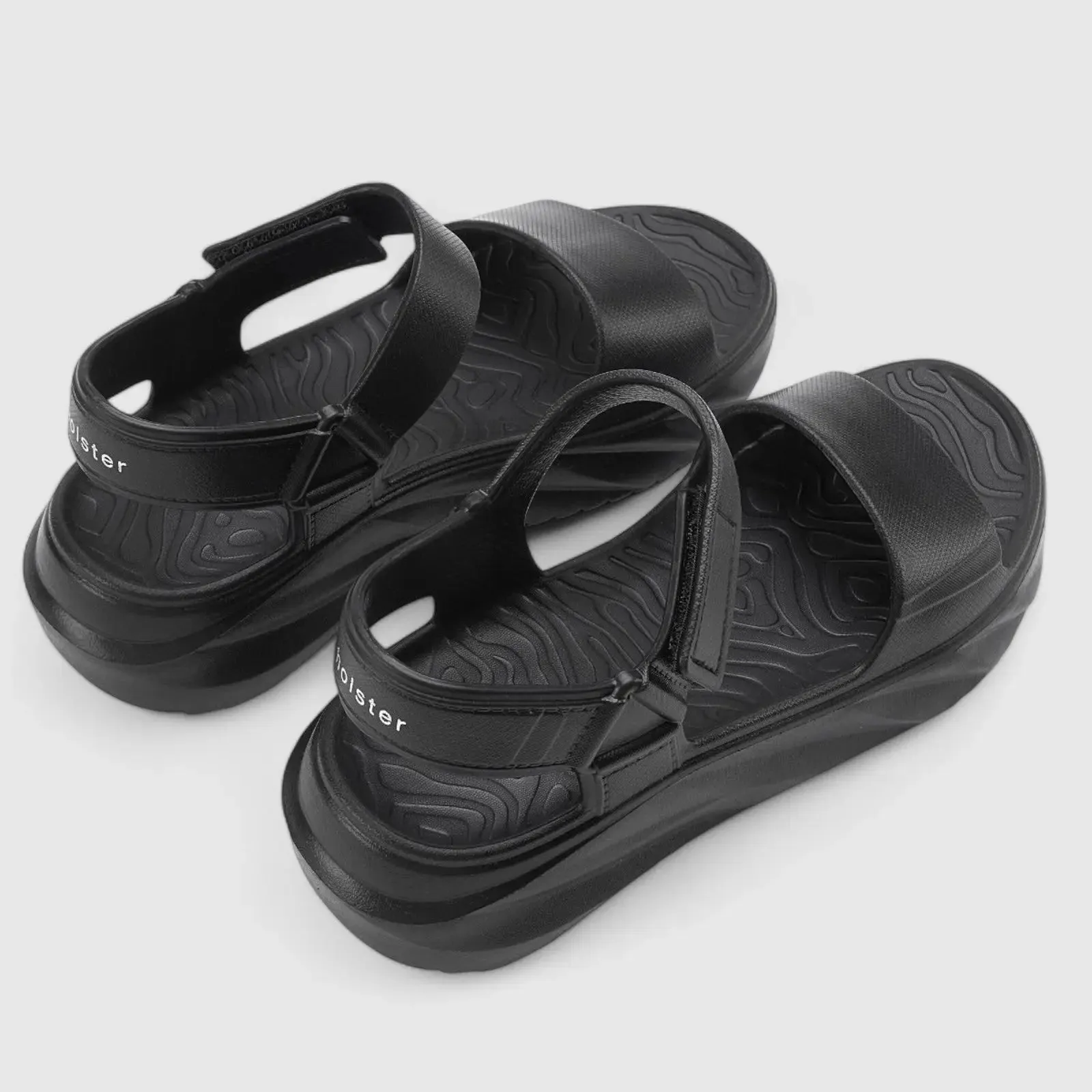 Holster Cloudnine Wedge Sandal Black HST447
