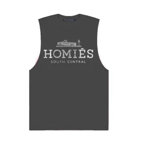 HOMIÉS SILVER FOIL MUSCLE TEE