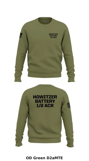 Howitzer Battery 1/2 ACR Store 1 Core Men's Crewneck Performance Sweatshirt - D2aMTE