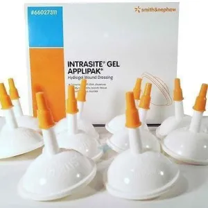 Intrasite Gel Dressing 8g x10 Applipak Hydrogel Wound Dressing 66027308