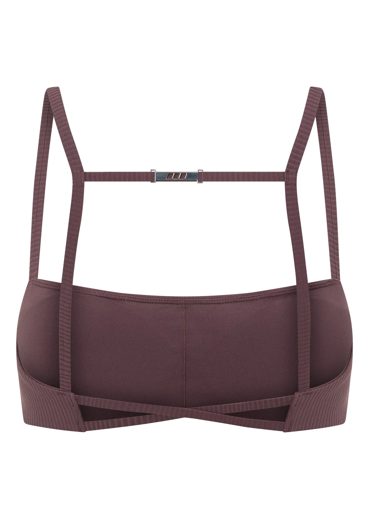 Irresistable Luxe Rib Sports Bra | Amethyst Shadow