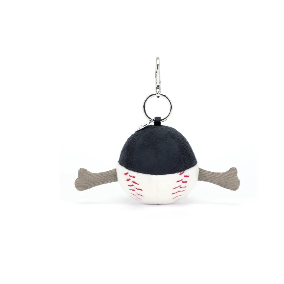 JellyCat Amuseables Sports Baseball Bag Charm