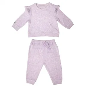 Juddlies - 2pc Jogger Set - Lavender Fleck