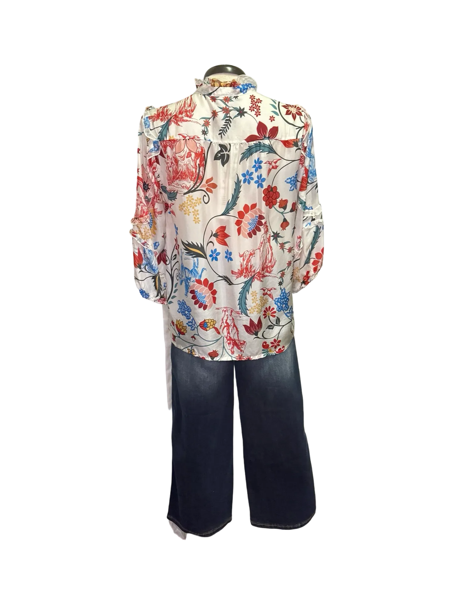 Judy Blue MR Tummy Control Crop Wide Leg Jeans