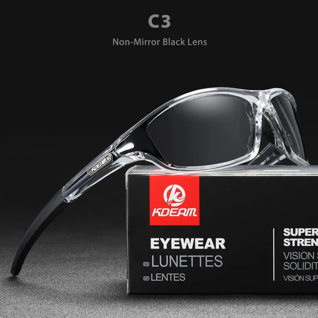 KDEAM Polarized Sports Sunglasses TR90