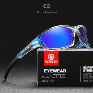 KDEAM Polarized Sports Sunglasses TR90