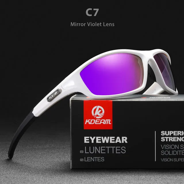 KDEAM Polarized Sports Sunglasses TR90