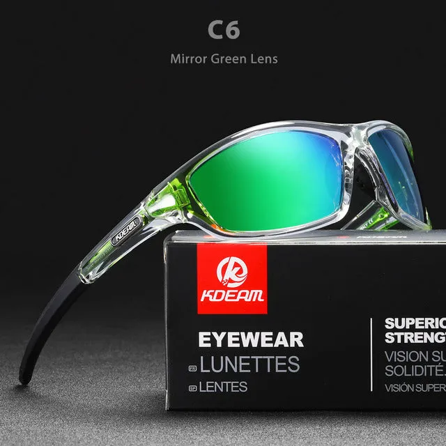 KDEAM Polarized Sports Sunglasses TR90