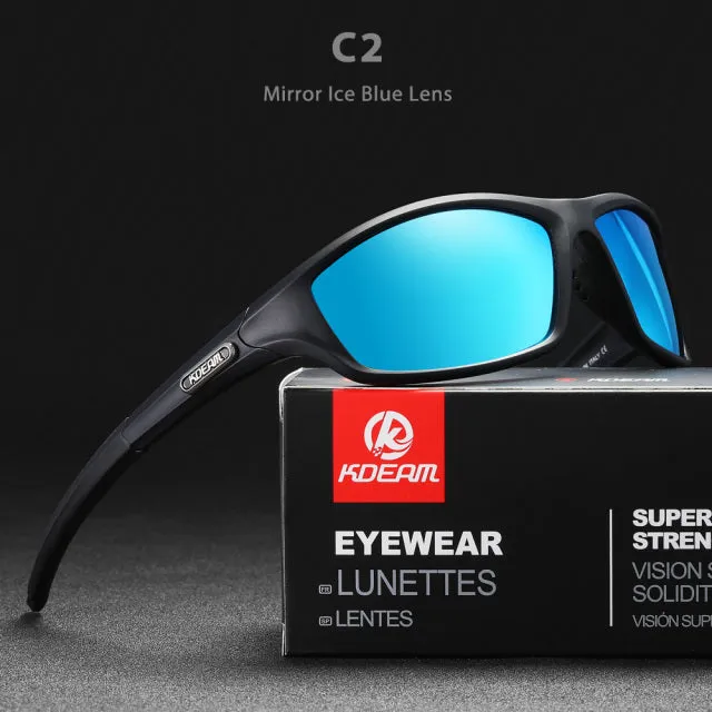 KDEAM Polarized Sports Sunglasses TR90
