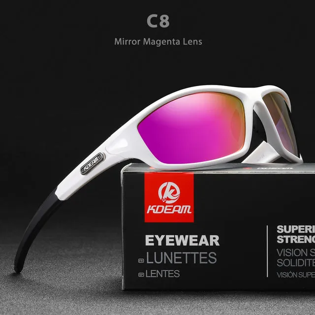 KDEAM Polarized Sports Sunglasses TR90