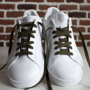 Khaki Flat Shoelaces