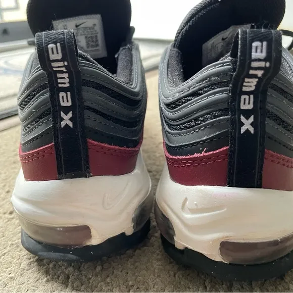 Kids Black and Red Sneakers