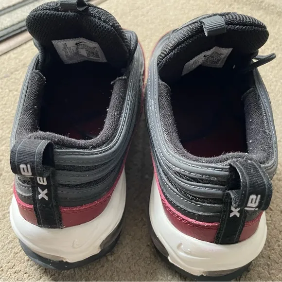 Kids Black and Red Sneakers