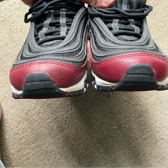 Kids Black and Red Sneakers