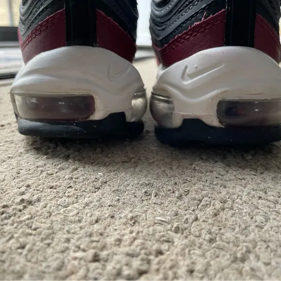 Kids Black and Red Sneakers