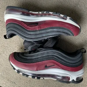 Kids Black and Red Sneakers