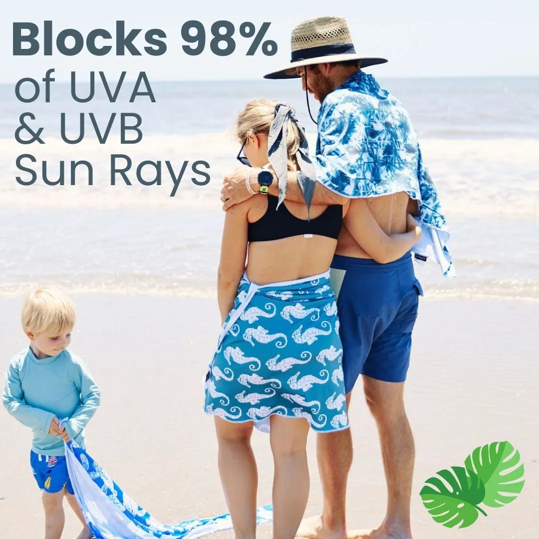Kids UPF 50  Beach/Pool Towel with Hood (Sports)