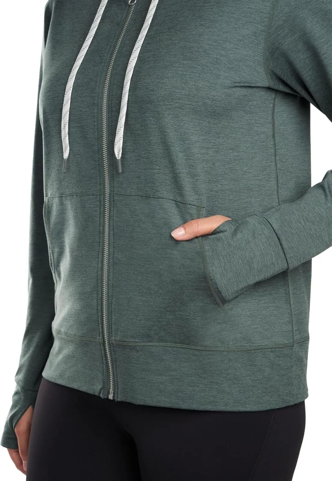 Kirkland Signature Women's Lightweight Full Zip Hooded Jacket 7771735