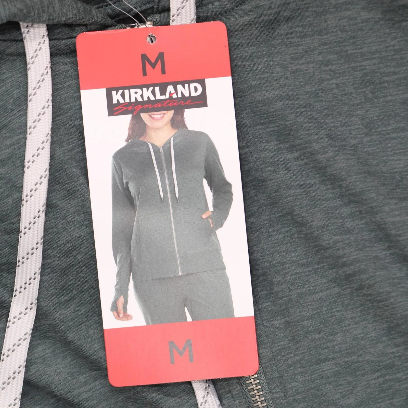 Kirkland Signature Women's Lightweight Full Zip Hooded Jacket 7771735