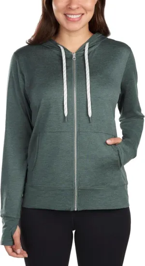 Kirkland Signature Women's Lightweight Full Zip Hooded Jacket 7771735