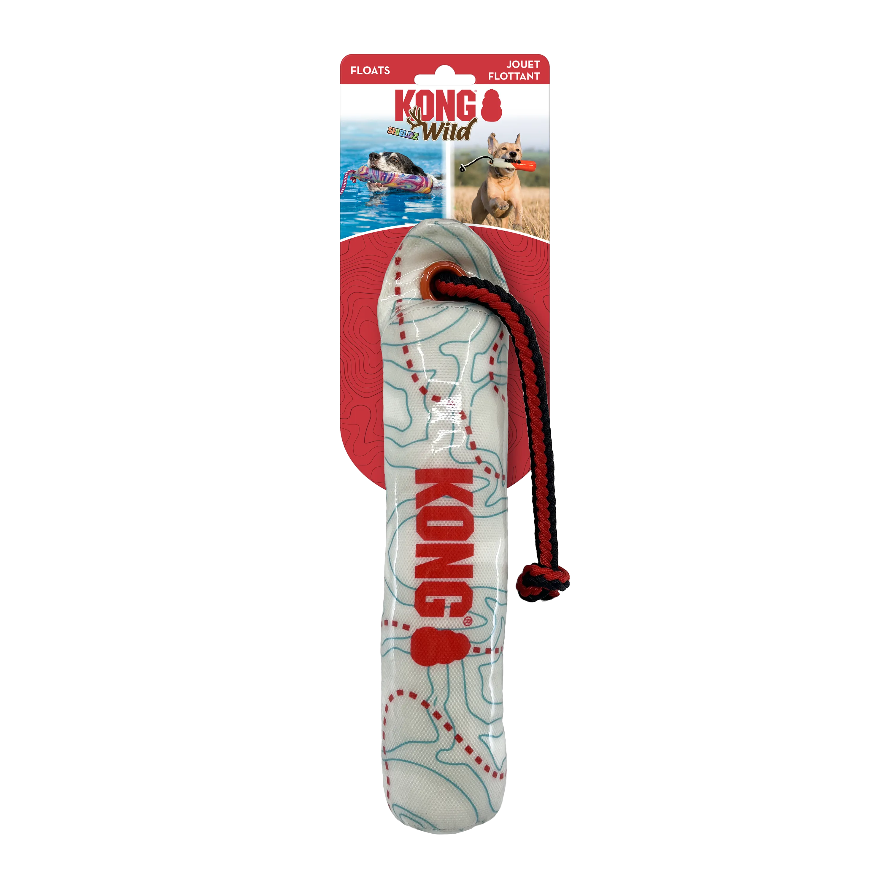 Kong Wild Shieldz Training Dummy Topo Fetch Dog Toy