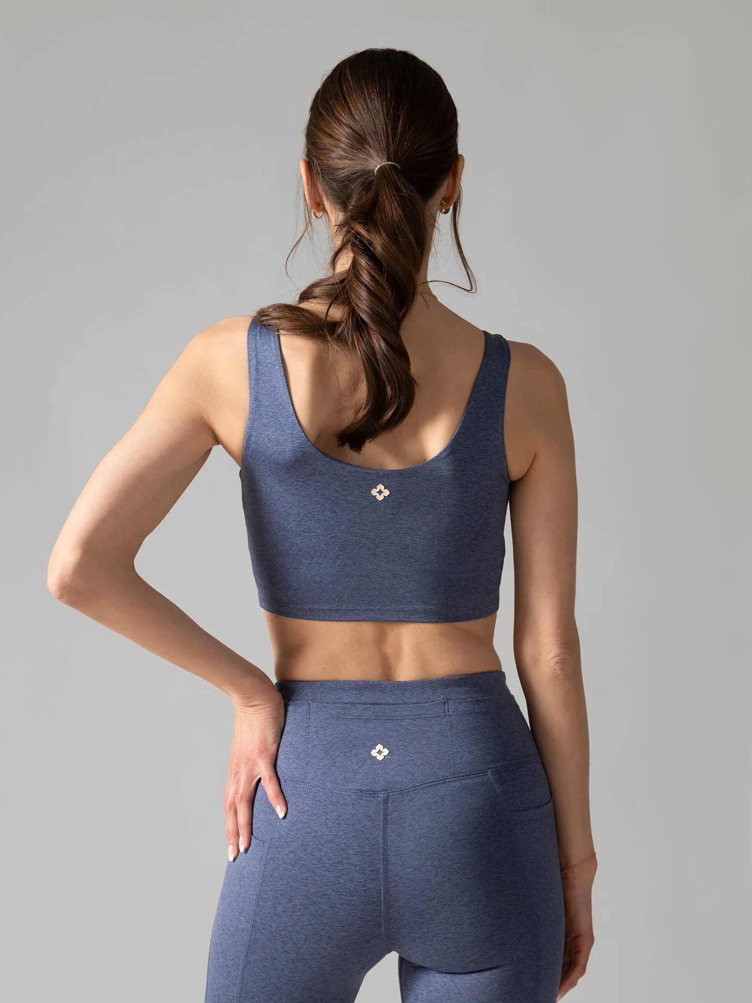 Let it Be Tank Top - Denim