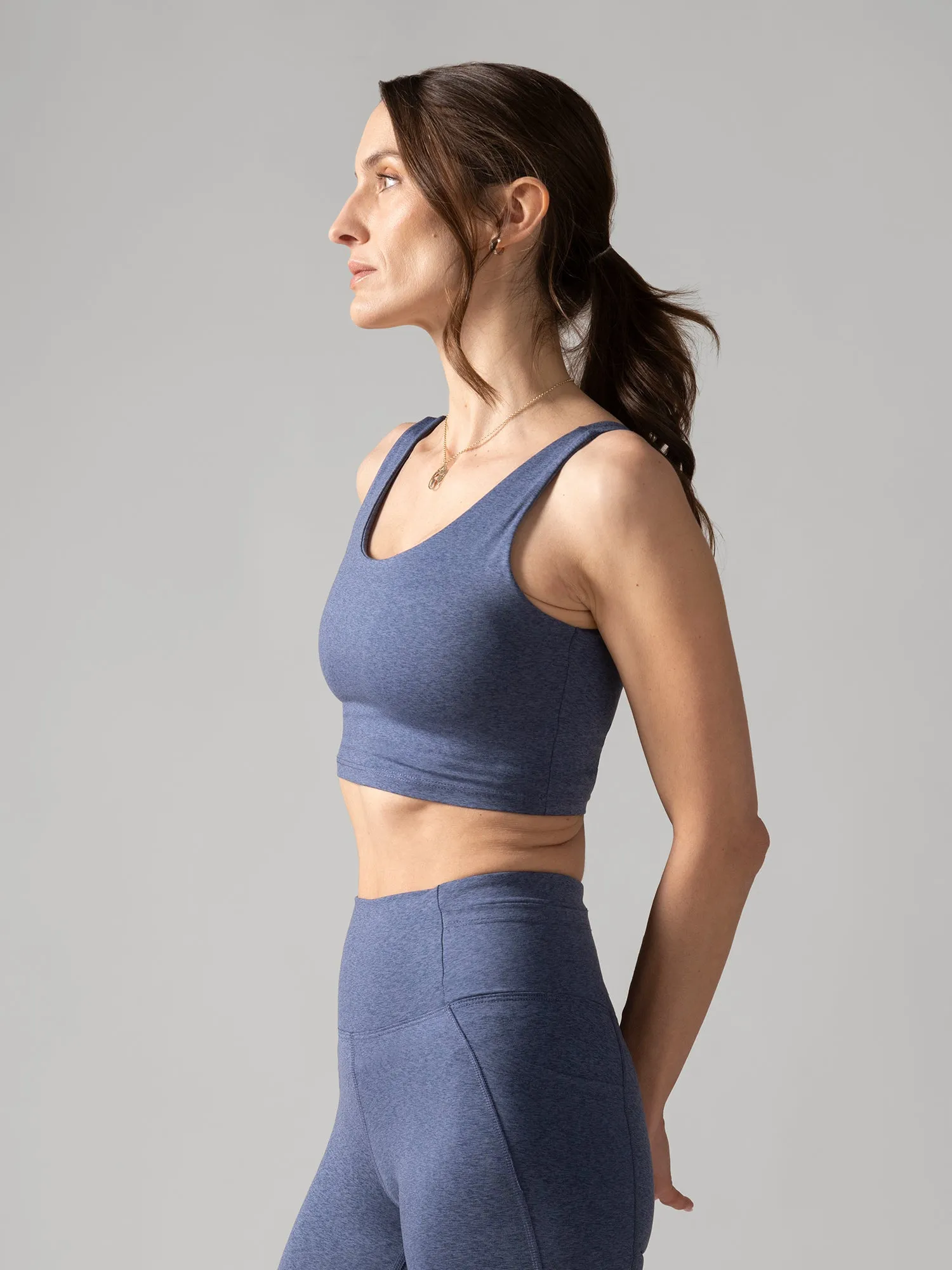 Let it Be Tank Top - Denim