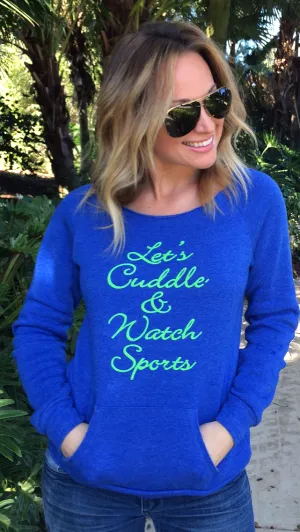 Let's Cuddle and Watch Sports Seahawks