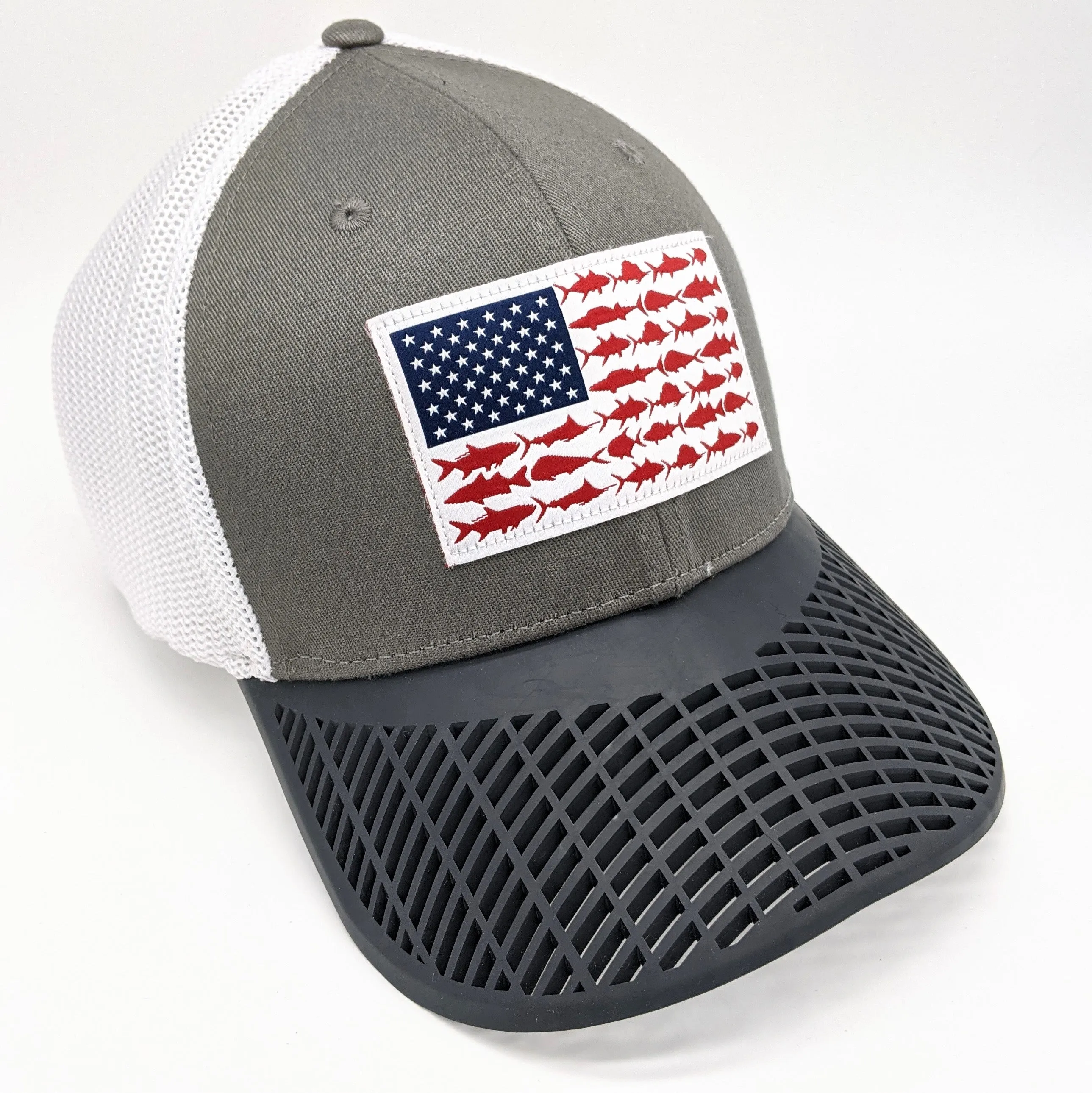 LIMITED EDITION: Columbia PFG Fitted Flag Hat, Grey Brim