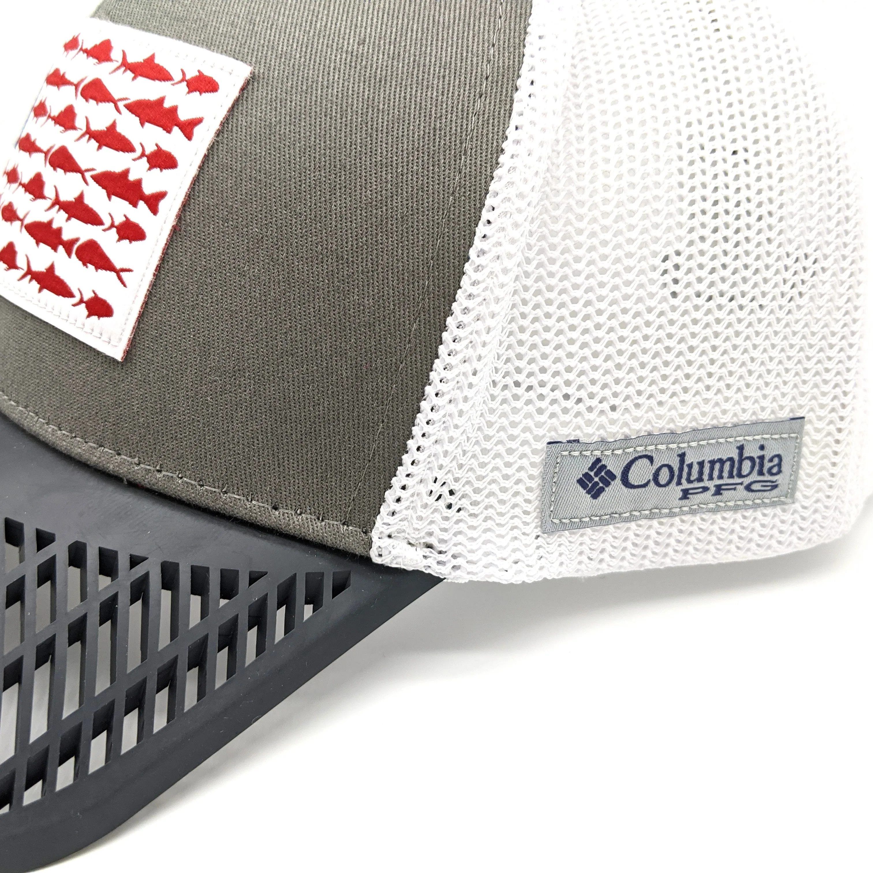 LIMITED EDITION: Columbia PFG Fitted Flag Hat, Grey Brim