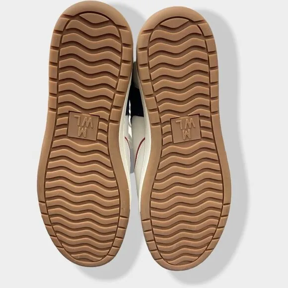 MADEWELL Court Sneakers in Leather, New Without Box