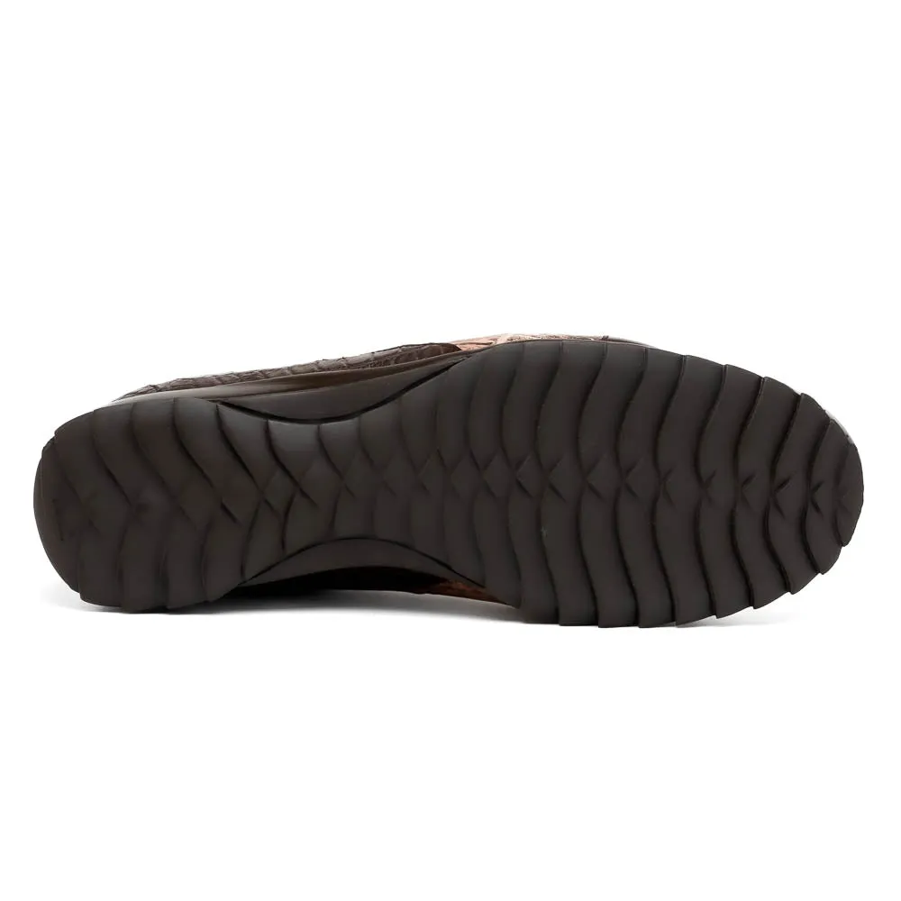 Marco Di Milano Cairo Brown / Orix Alligator Sneakers