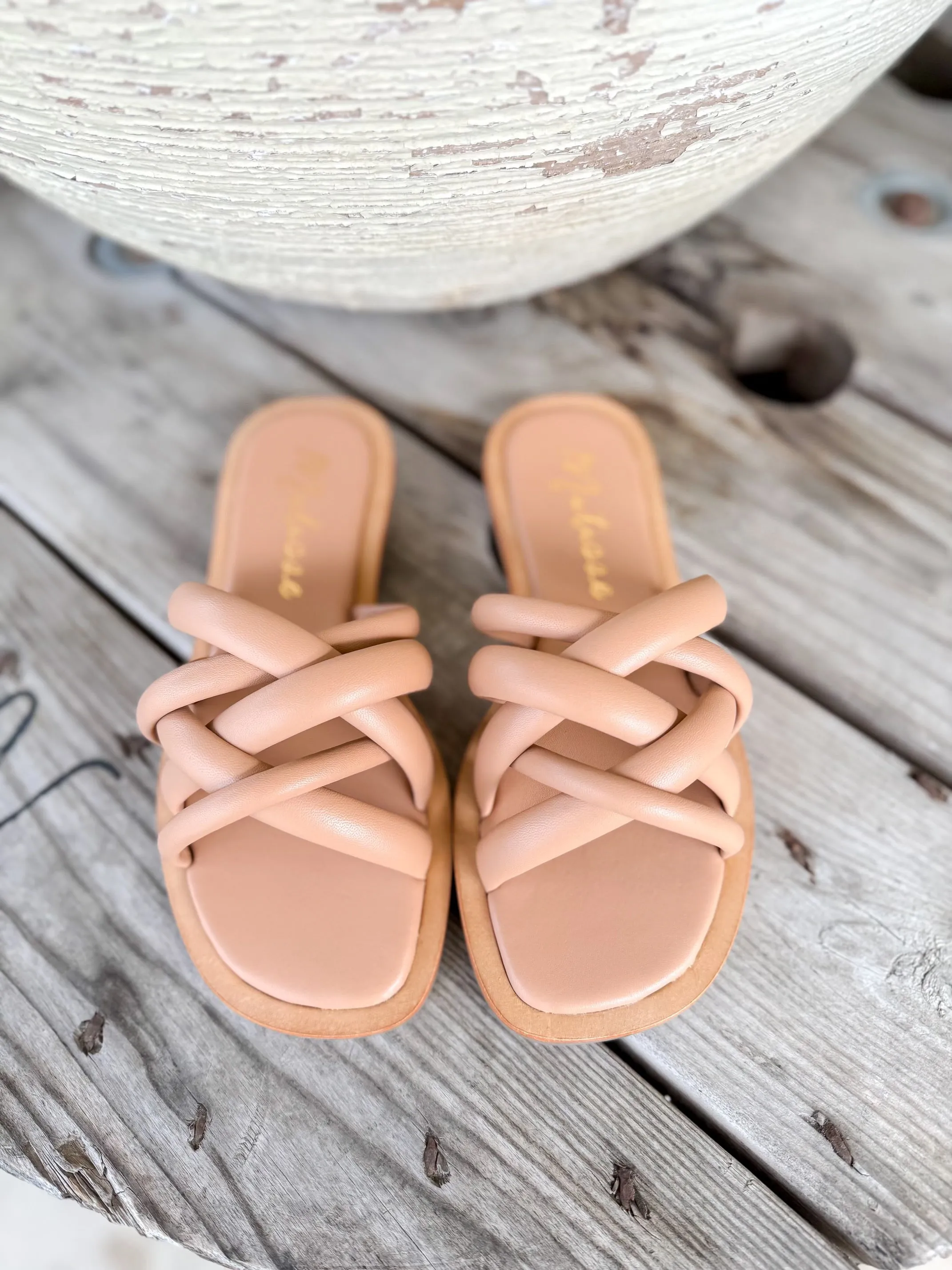 Matisse Roy Nude Slide Sandal