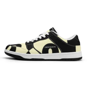 Mens Dunk Stylish Low Top Leather Sneakers