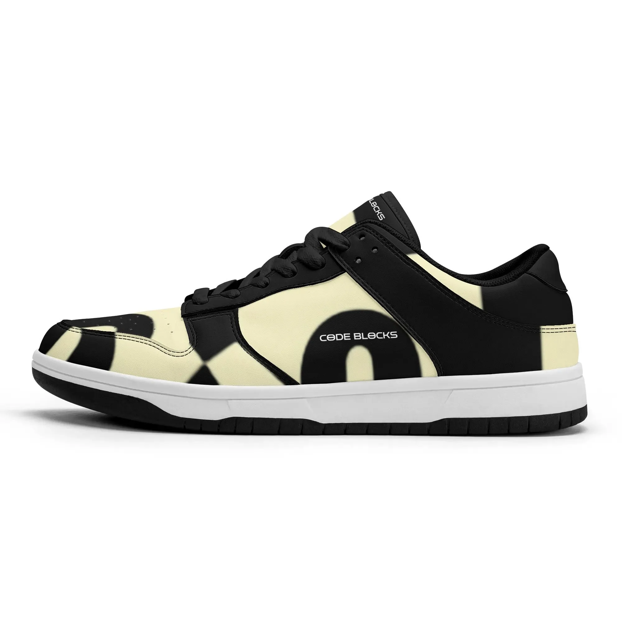 Mens Dunk Stylish Low Top Leather Sneakers