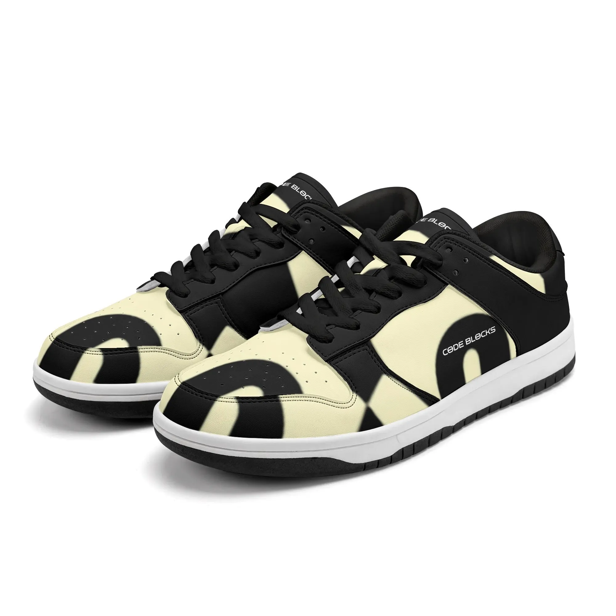 Mens Dunk Stylish Low Top Leather Sneakers