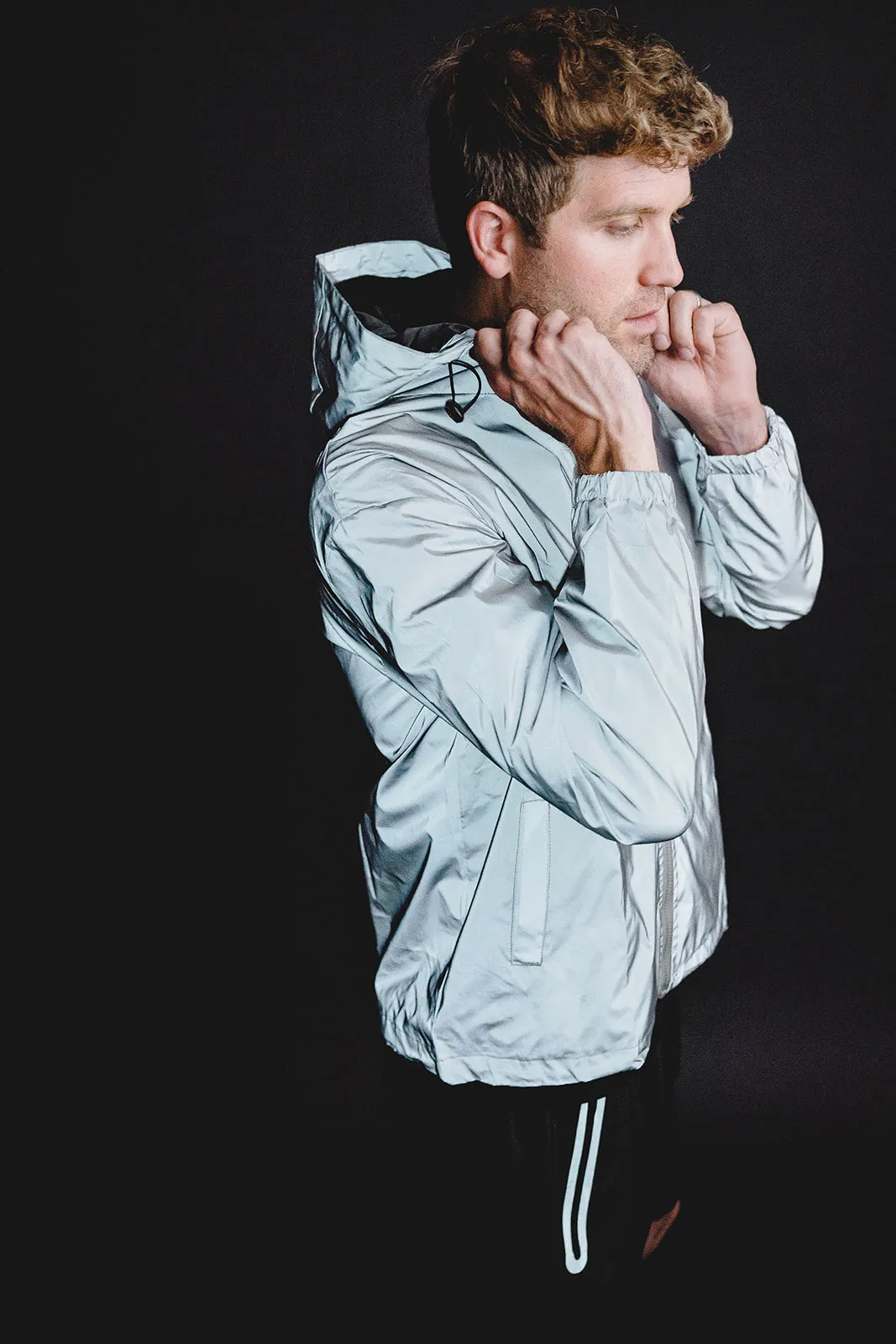 MEN'S FULLY REFLECTIVE LIGHTWEIGHT RUNNING JACKET