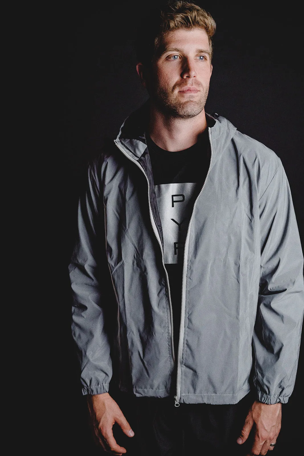MEN'S FULLY REFLECTIVE LIGHTWEIGHT RUNNING JACKET