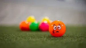 Mercian Soft Emoji Ball Orange Sad
